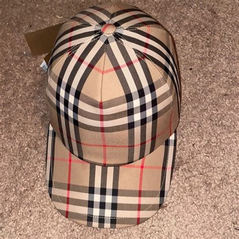 burberry dark green hat with leather trim|authentic Burberry hat.